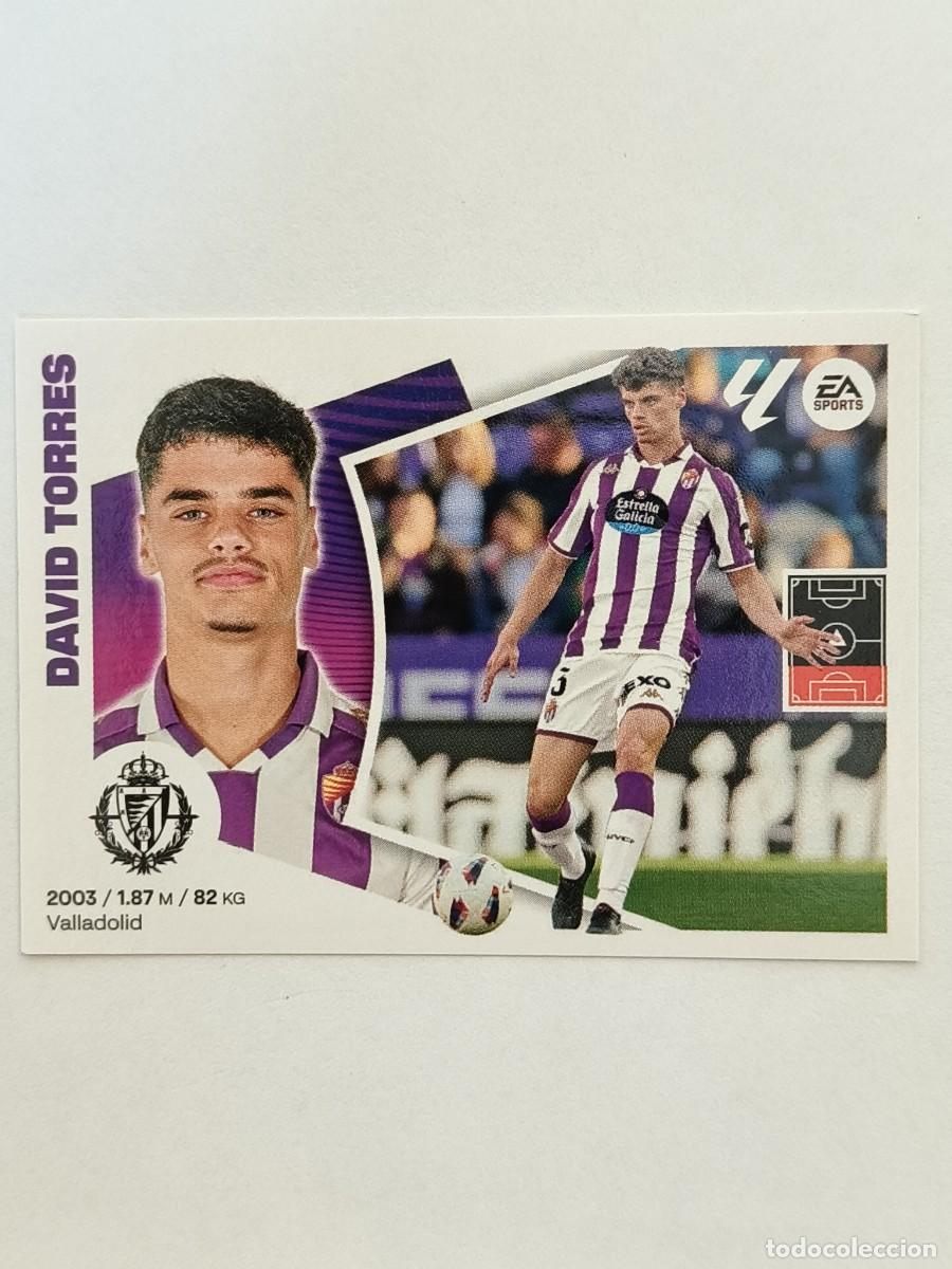 Cromos de f&uacute;tbol: #9 DAVID TORRES (REAL VALLADOLID C.F.) LIGA 24/25 ESTE