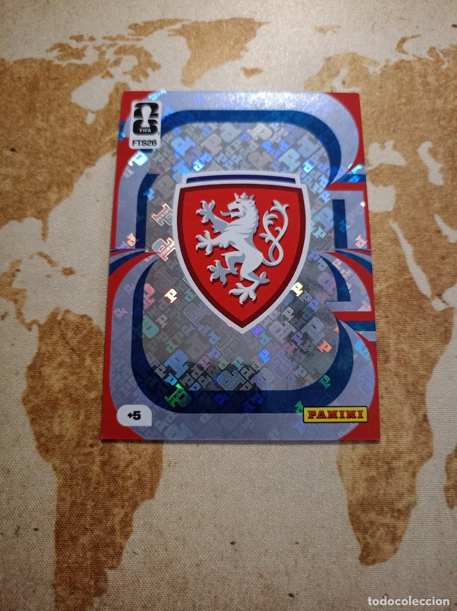 Football Stickers: FTS26 ESCUDO Rep&uacute;blica Checa Adrenalyn WORLD cup 2026
