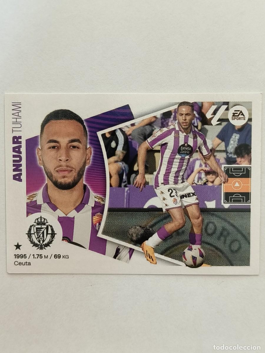 Football Stickers: #14 ANUAR (REAL VALLADOLID C.F.) LIGA 24/25 ESTE