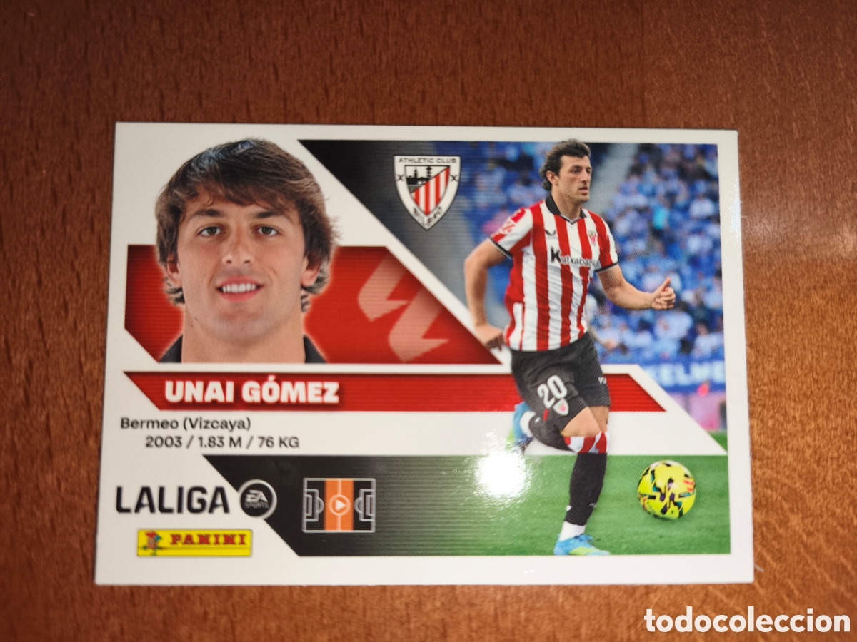 Cromos de f&uacute;tbol: Unai G&oacute;mez n&deg;13 liga este 26/27 Athletic Club