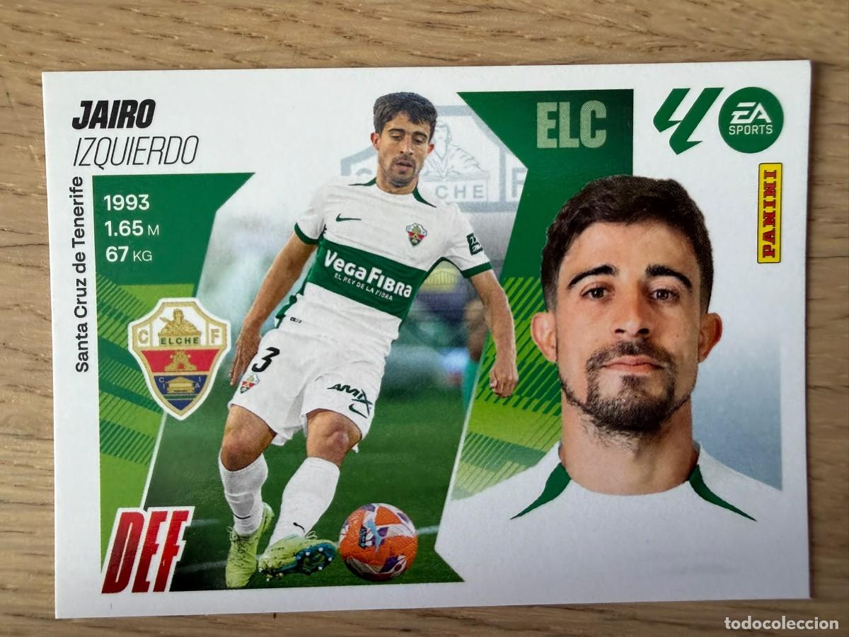 Cromos de f&uacute;tbol: 10 JAIRO ELCHE 25 26 2025 2026 LIGA EA SPORTS COLECCIONES ESTE SIN PEGAR STICKER