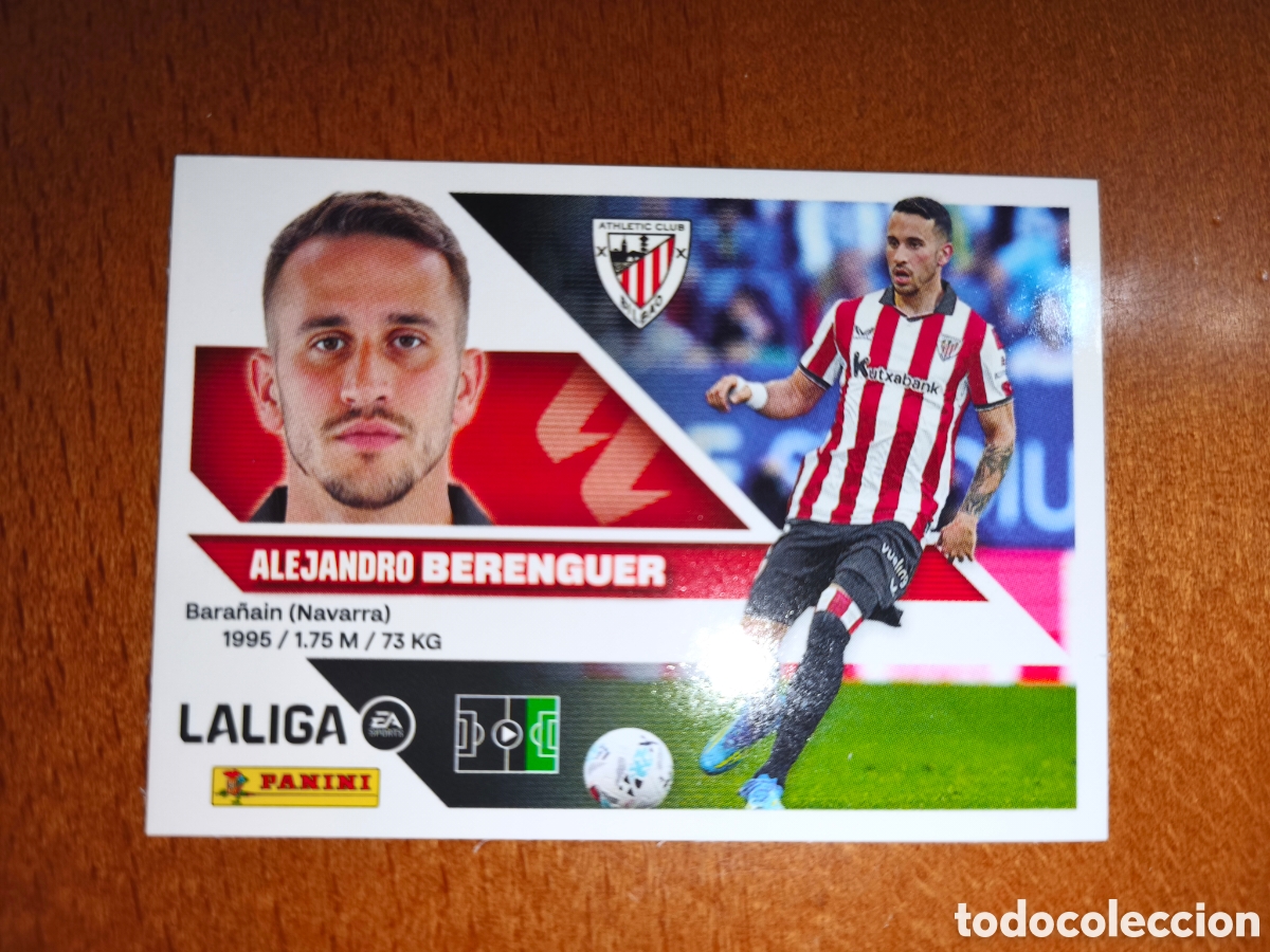 Cromos de f&uacute;tbol: Berenguer n&deg;16 liga este 26/27 Athletic Club