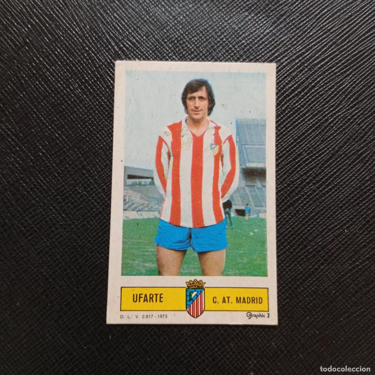 Cromos de f&uacute;tbol: UFARTE AT MADRID ESTE 1973 1974 CROMO FUTBOL LIGA 73 74 - DESPEGADO - A206 PG18