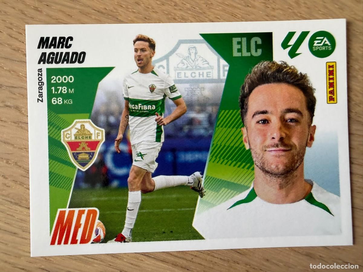 Cromos de f&uacute;tbol: 12 MARC AGUADO ELCHE 25 26 2025 2026 LIGA EA SPORTS COLECCIONES ESTE SIN PEGAR STICKER