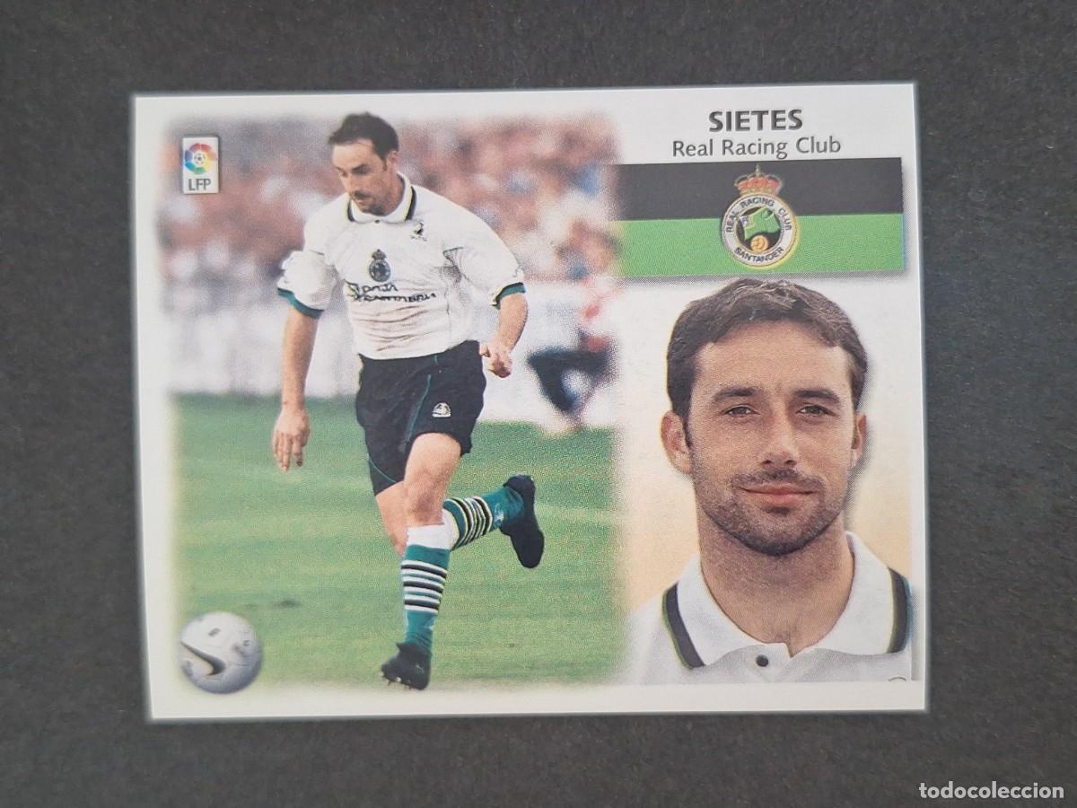 Cromos de f&uacute;tbol: L5 SIETES RACING DE SANTANDER LIGA ESTE 1999 2000 99 00 NUNCA PEGADO SIN PEGAR