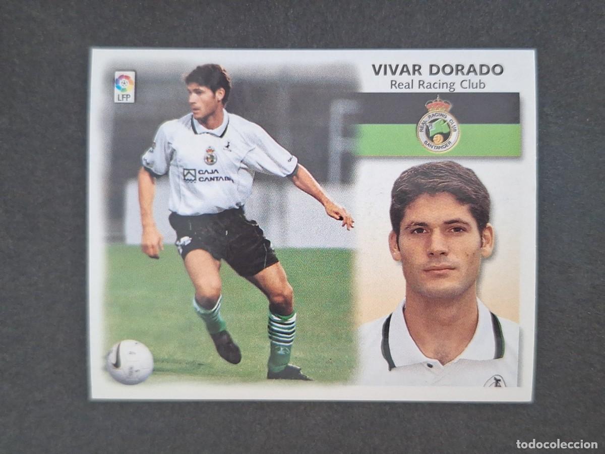 Cromos de f&uacute;tbol: L5 VIVAR DORADO RACING DE SANTANDER LIGA ESTE 1999 2000 99 00 NUNCA PEGADO SIN PEGAR