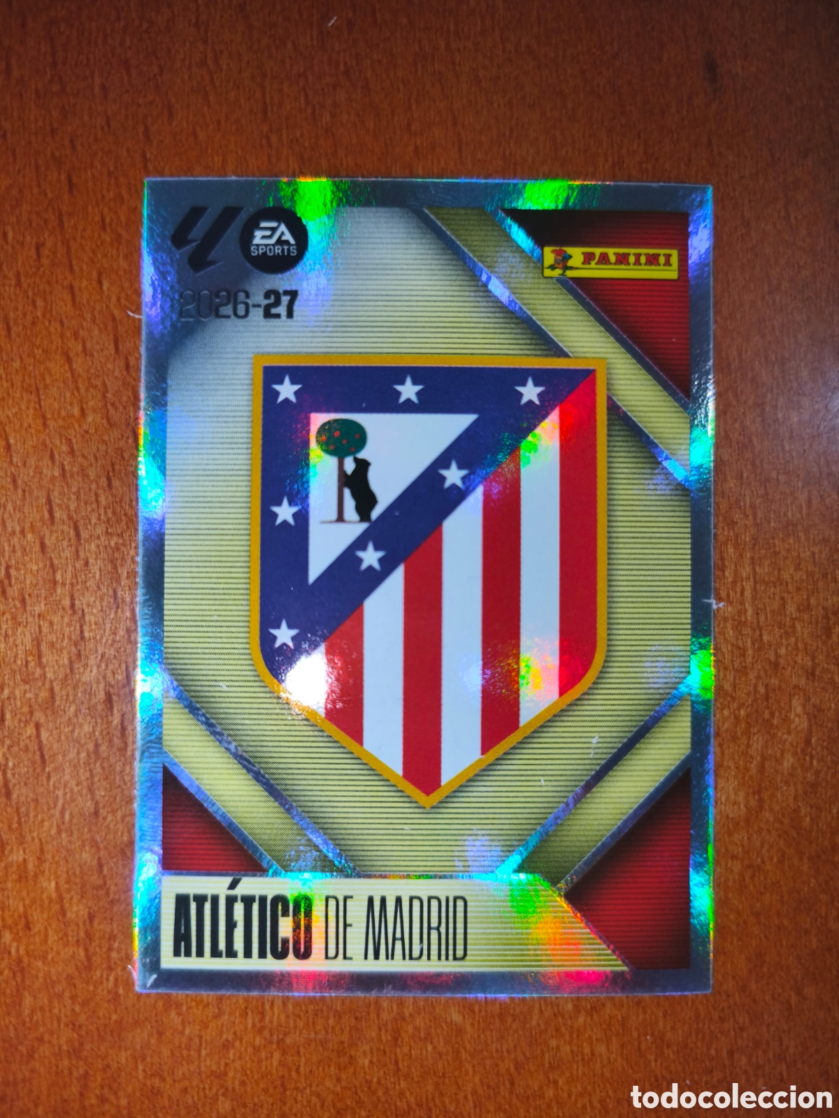 Figurine di Calcio: Escudo Atl&eacute;tico De Madrid n&deg;1 liga este 26/27