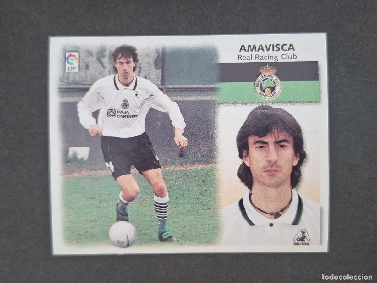 Figurine di Calcio: L5 AMAVISCA RACING DE SANTANDER LIGA ESTE 1999 2000 99 00 NUNCA PEGADO SIN PEGAR