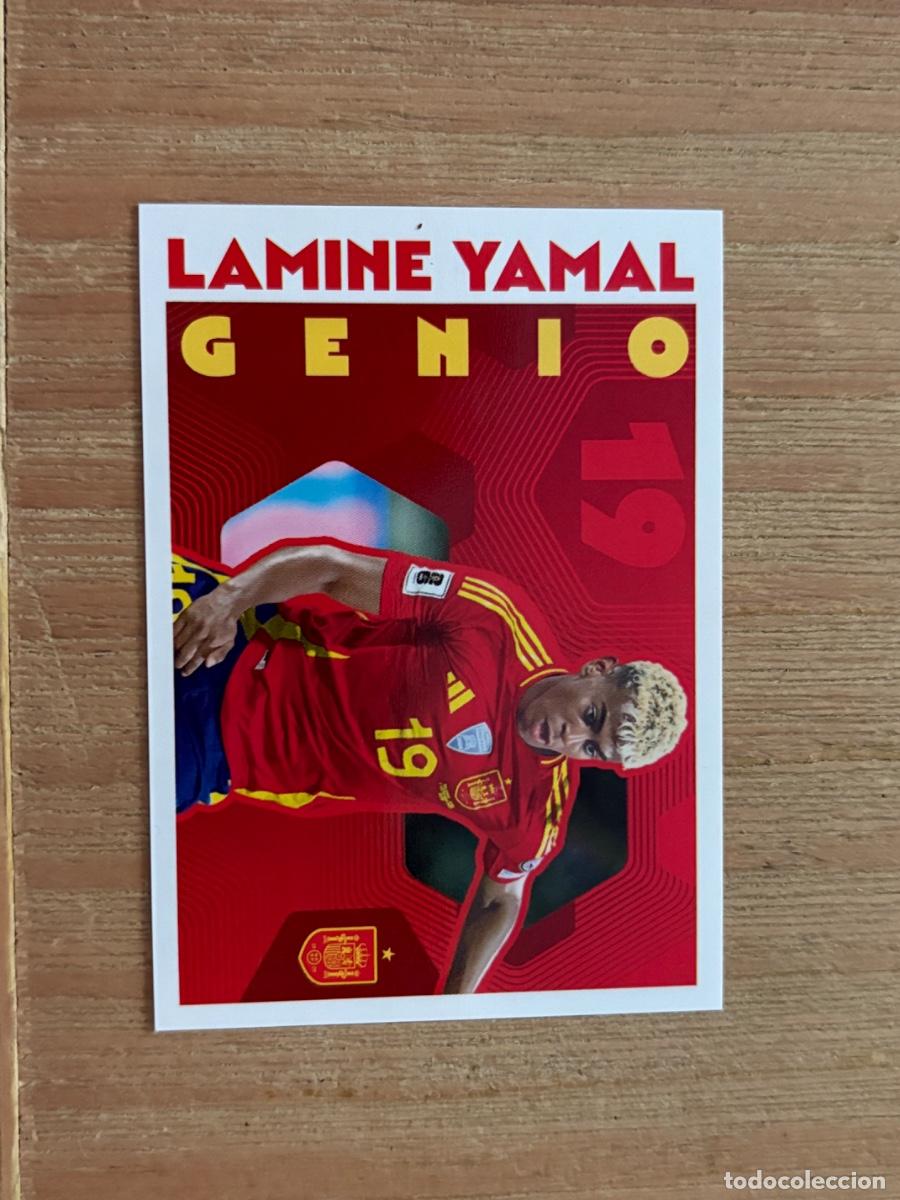 Figurine di Calcio: CROMO LAMINE YAMAL ESPA&Ntilde;A STICKER N 71 SELECCI&Oacute;N ESPA&Ntilde;OLA F&Uacute;TBOL CARREFOUR CROMO MUNDIAL 2026