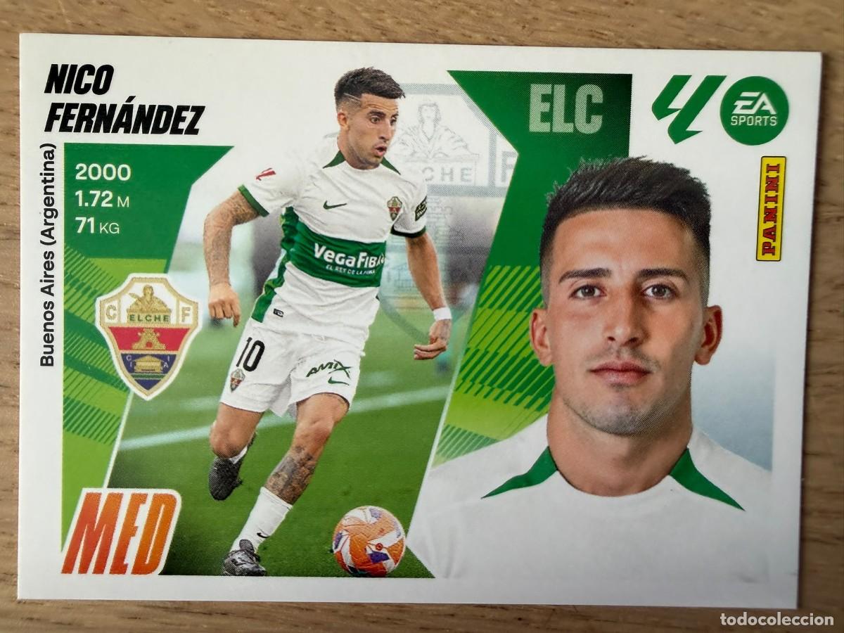 Figurine di Calcio: 14 NICO FERNANDEZ ELCHE 25 26 2025 2026 LIGA EA SPORTS COLECCIONES ESTE SIN PEGAR STICKER