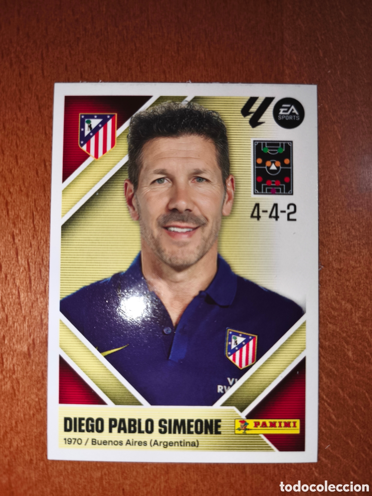 Figurine di Calcio: Diego Pablo Simeone n&deg;2 liga este 26/27 Atl&eacute;tico De Madrid