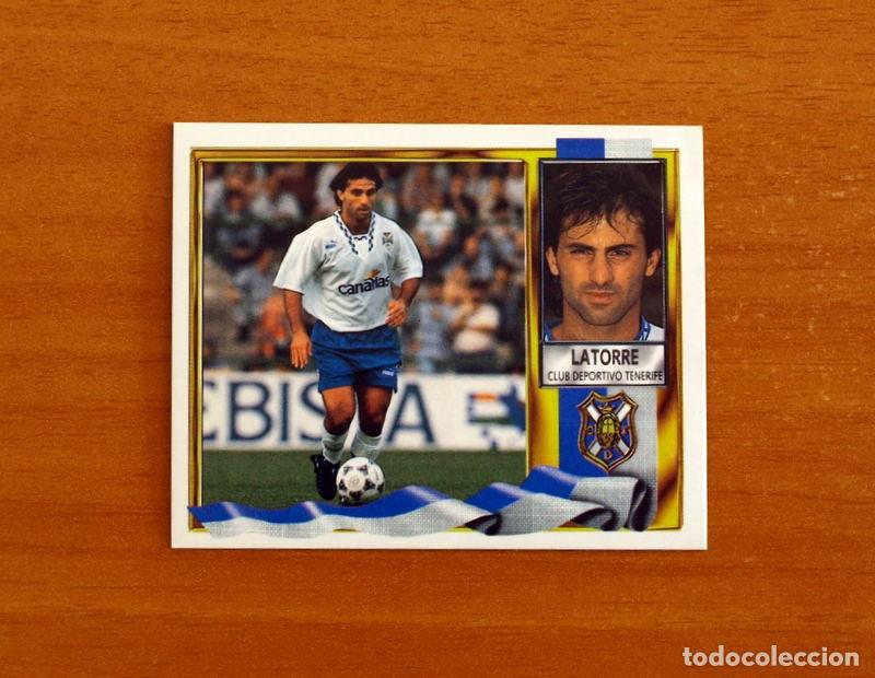 Figurine di Calcio: Tenerife - Latorre - Ediciones Este Liga 1995-1996, 95-96 - Nunca Pegado