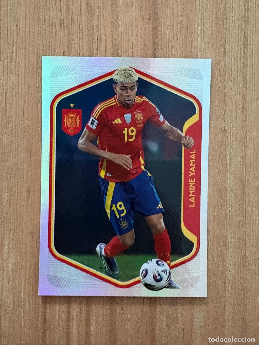Figurine di Calcio: CROMO LAMINE YAMAL ESPA&Ntilde;A STICKER N 50 SELECCI&Oacute;N ESPA&Ntilde;OLA F&Uacute;TBOL CARREFOUR CROMO MUNDIAL 2026