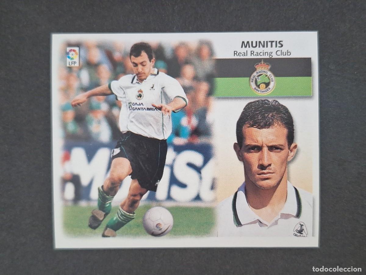 Figurine di Calcio: L5 MUNITIS RACING DE SANTANDER LIGA ESTE 1999 2000 99 00 NUNCA PEGADO SIN PEGAR