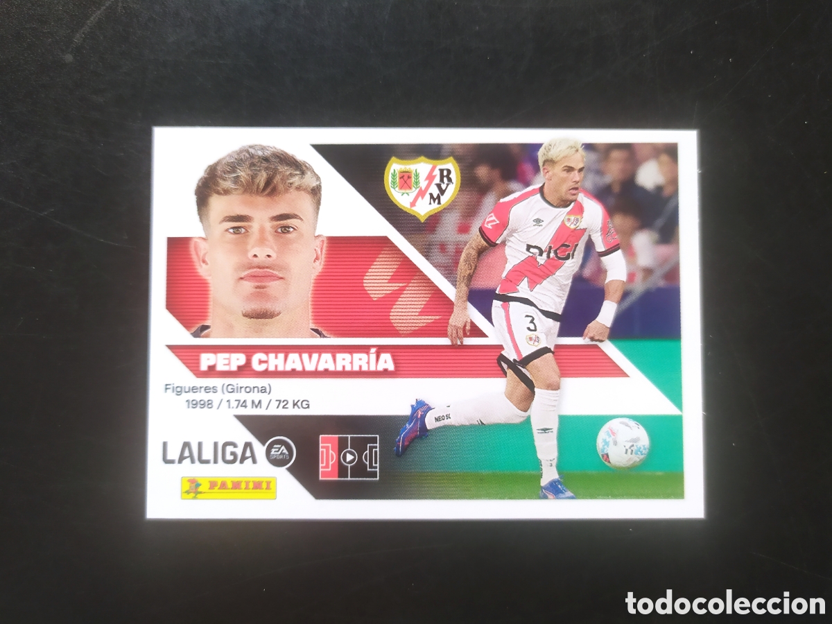 Figurine di Calcio: Liga este 2026 2027 26 27 panini Pep Chavarria n&deg; 10 Rayo Vallecano
