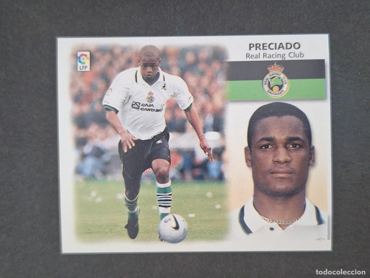Cromos de Futebol: L5 PRECIADO RACING DE SANTANDER LIGA ESTE 1999 2000 99 00 NUNCA PEGADO SIN PEGAR