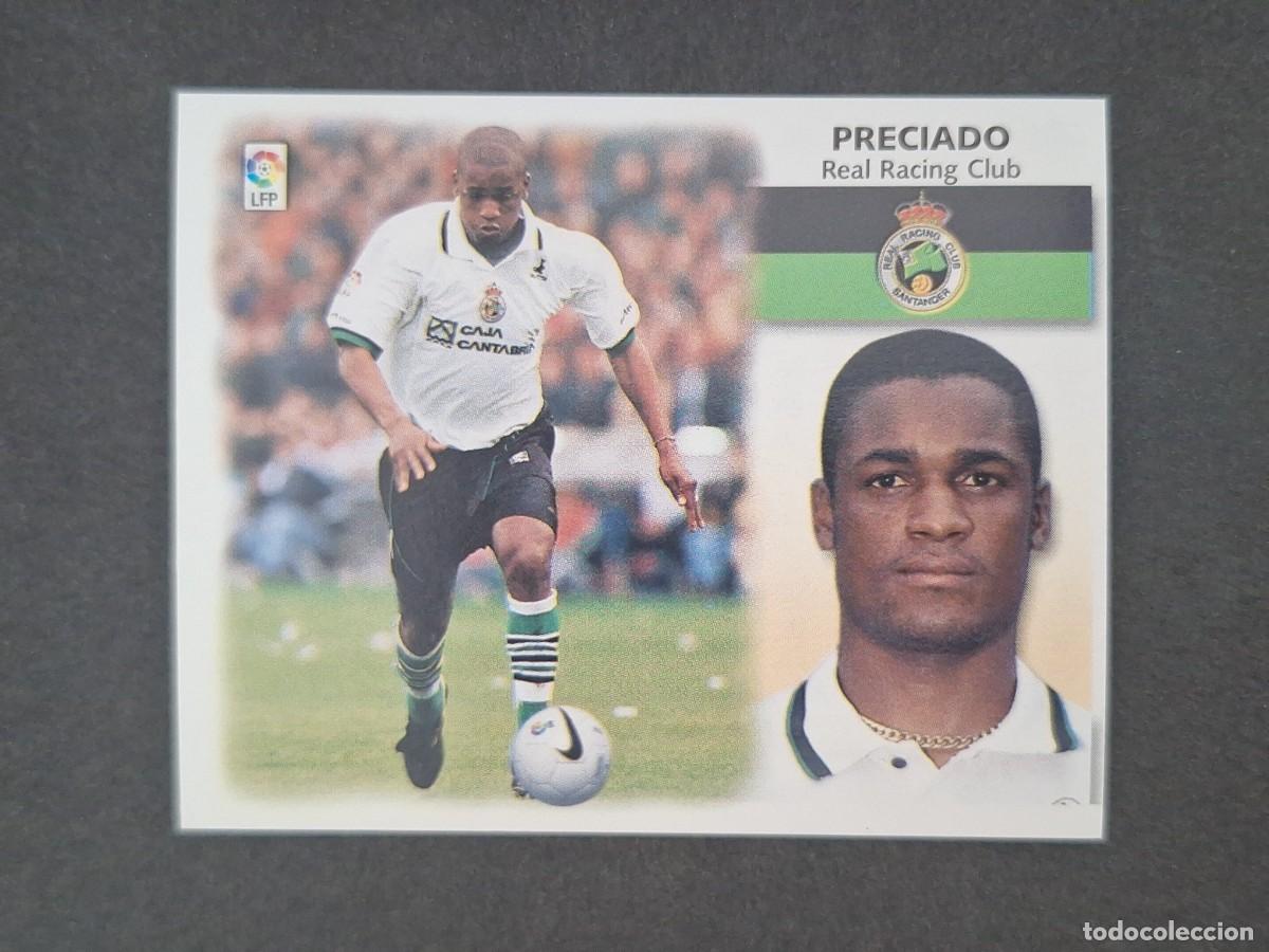 Cromos de Futebol: L5 PRECIADO RACING DE SANTANDER LIGA ESTE 1999 2000 99 00 NUNCA PEGADO SIN PEGAR