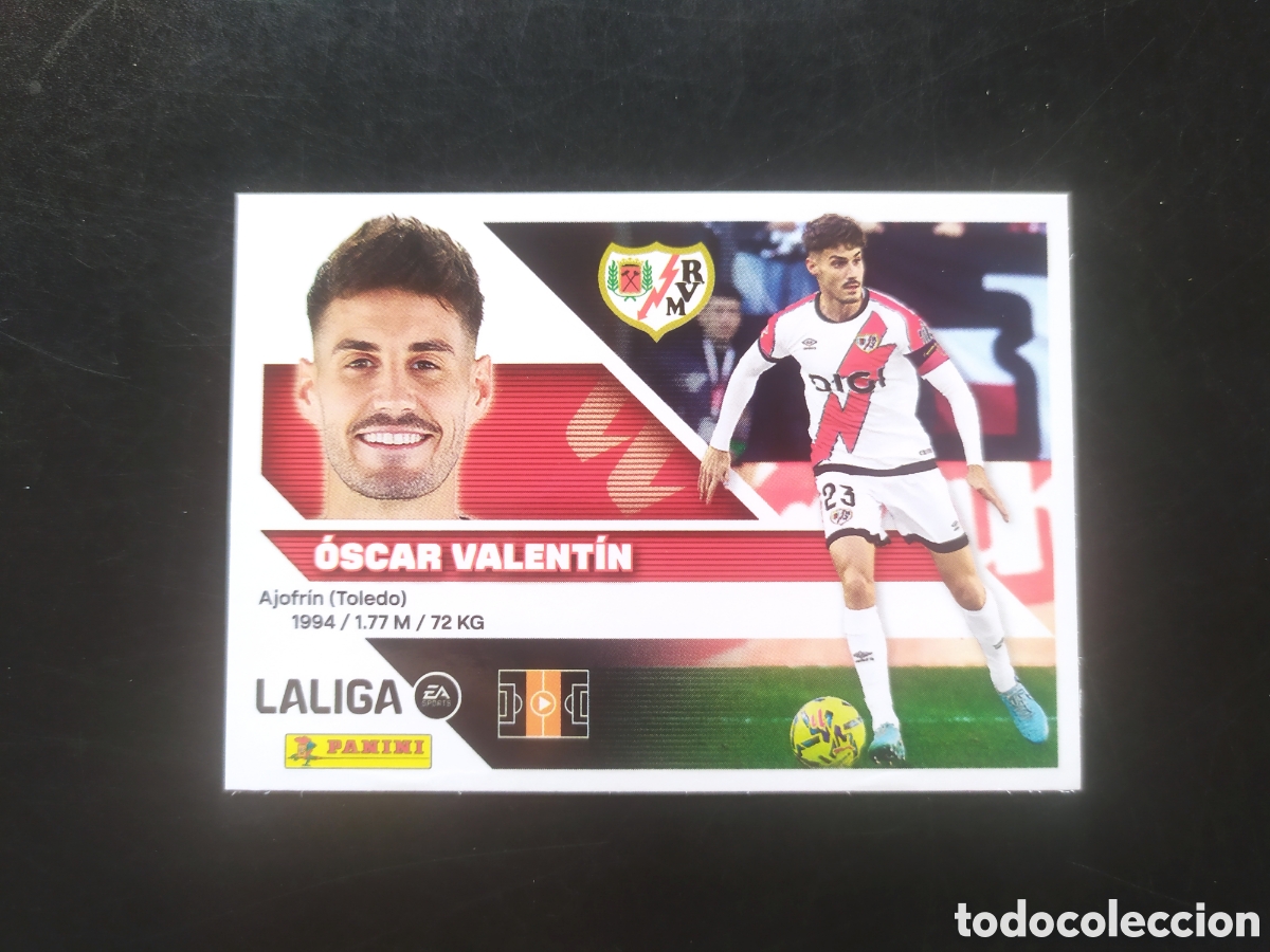 Fu&szlig;ball-Sticker: Liga este 2026 2027 26 27 panini Oscar Valentin n&deg; 13 Rayo Vallecano