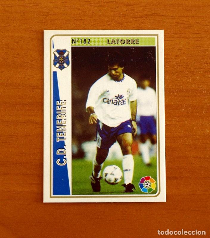 Fu&szlig;ball-Sticker: Tenerife -N&ordm; 182 Latorre -Mundicromo Las Fichas de la Liga 1994-1995-94-95