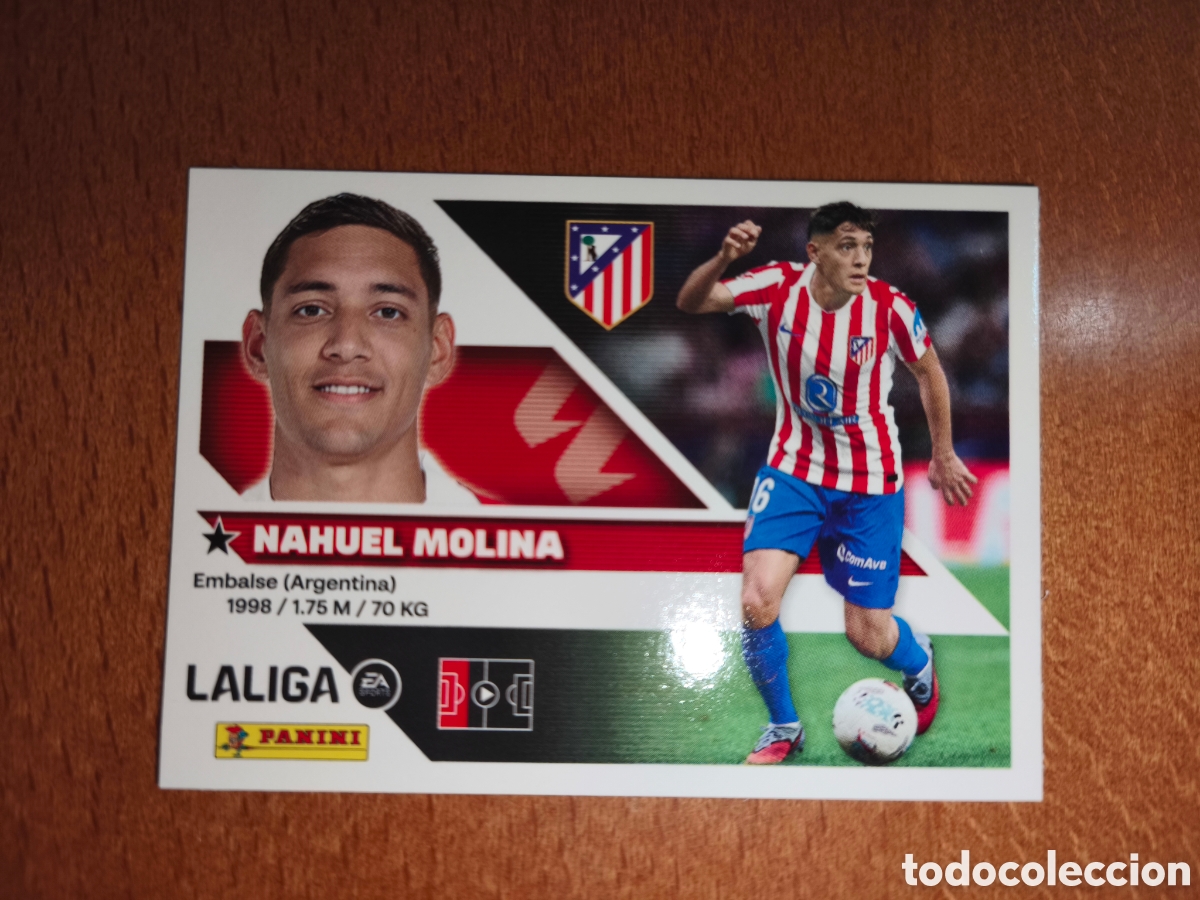 Figurine di Calcio: Nahuel Molina n&deg;6 liga este 26/27 Atl&eacute;tico De Madrid