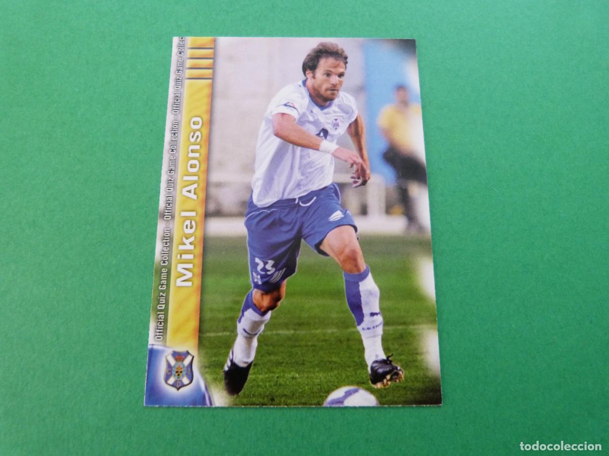 Figurine di Calcio: TRADING CARD FUTBOL MIKEL ALONSO C.D. TENERIFE N&ordm; 665 UH FICHAS LIGA MUNDICROMO 2009-2010/09-10