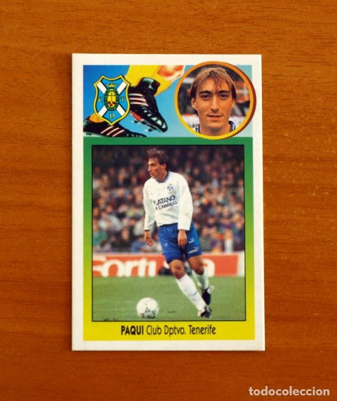 Figurine di Calcio: Tenerife - Paqui - Ediciones Este Liga 1993-1994, 93-94 - De cart&oacute;n, nunca pegado