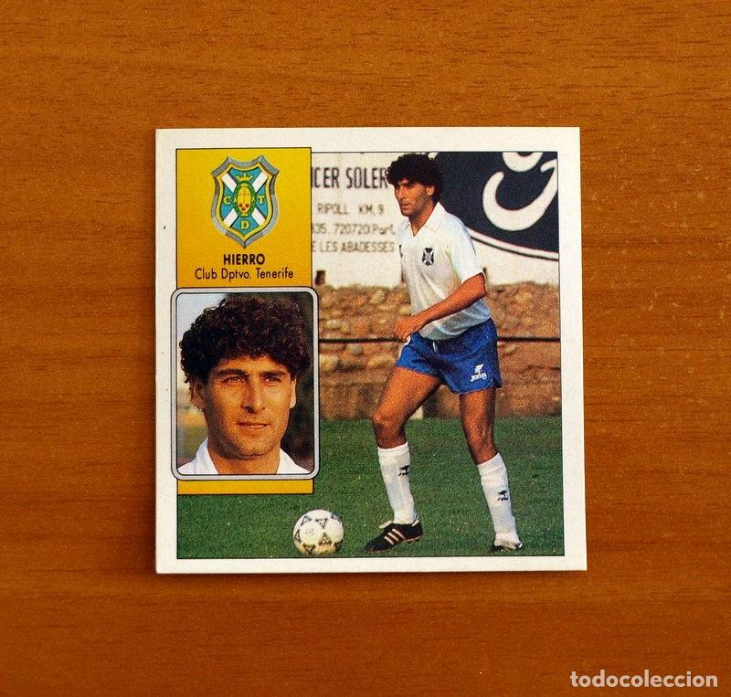 Figurine di Calcio: Tenerife - Hierro - Ediciones Este Liga 1992-1993, 92-93 - Nunca pegado