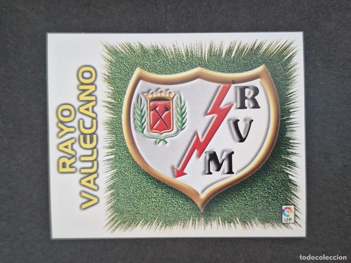 Fu&szlig;ball-Sticker: L5 ESCUDO RAYO VALLECANO LIGA ESTE 1999 2000 99 00 NUNCA PEGADO SIN PEGAR