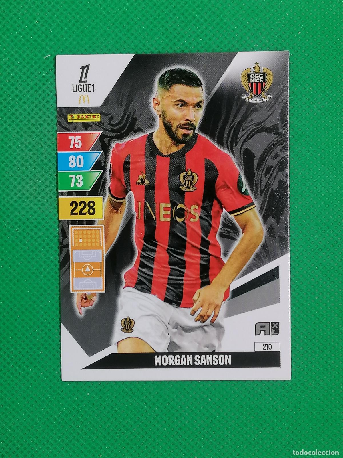 Cromos de f&uacute;tbol: 210 MORGAN SANSON OGC NICE ⚽ LIGUE 1 MCDONALDS ADRENALYN XL 2024 2025 24 25 ⚽