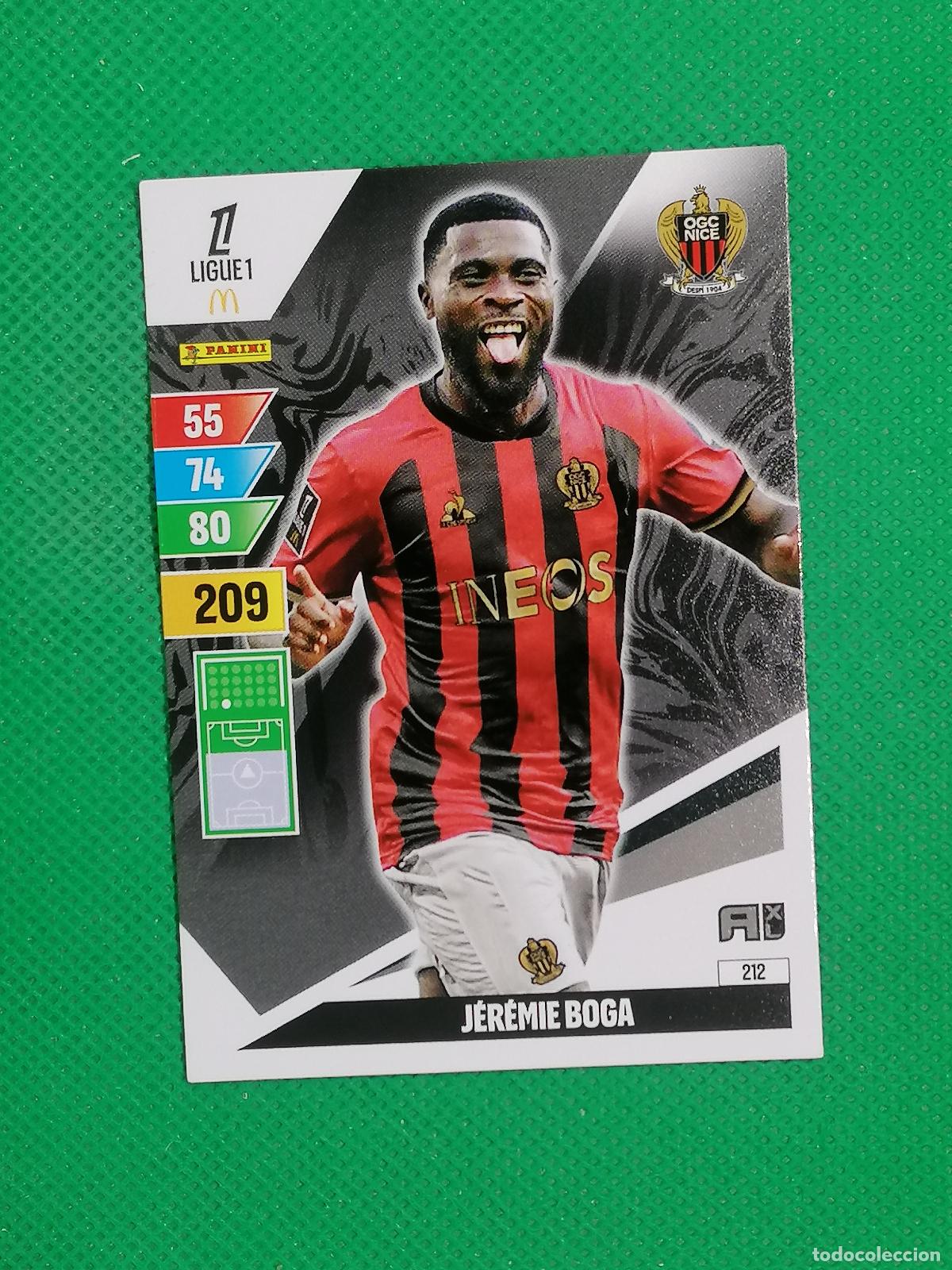 Cromos de f&uacute;tbol: 212 JEREMIE BOGA OGC NICE ⚽ LIGUE 1 MCDONALDS ADRENALYN XL 2024 2025 24 25 ⚽