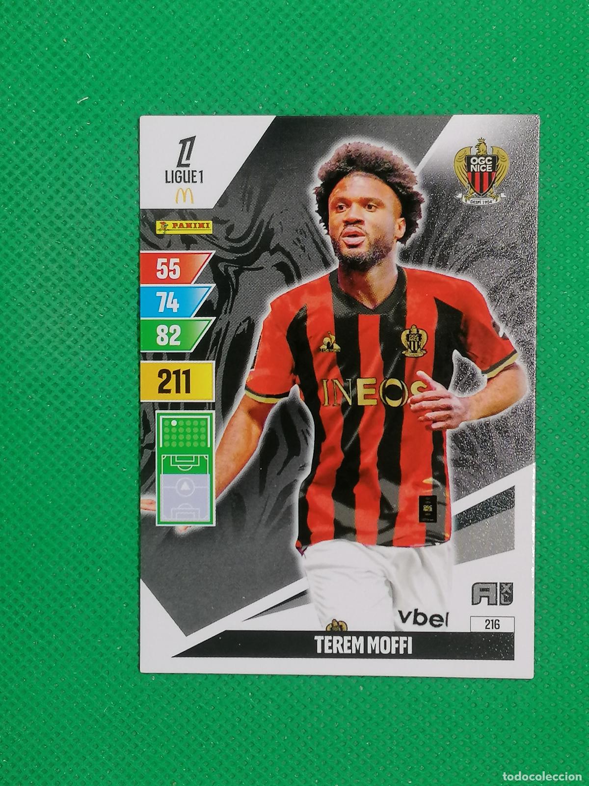 Cromos de f&uacute;tbol: 216 TEREM MOFFI OGC NICE ⚽ LIGUE 1 MCDONALDS ADRENALYN XL 2024 2025 24 25 ⚽