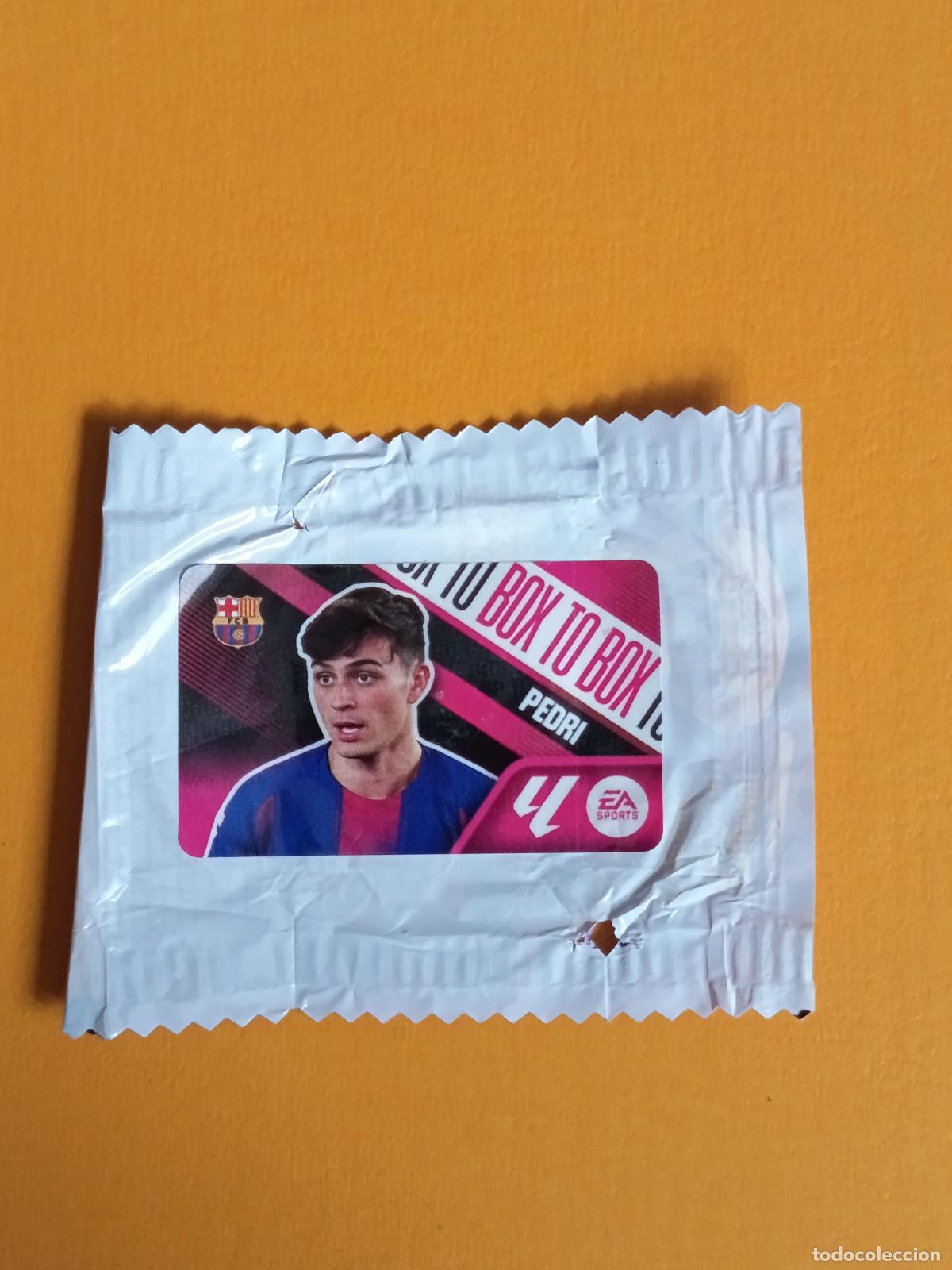 Cromos de f&uacute;tbol: PEDRI. BOX TO BOX. F.C BARCELONA. CHICLE LIGA ESTE 2026-27. PANINI