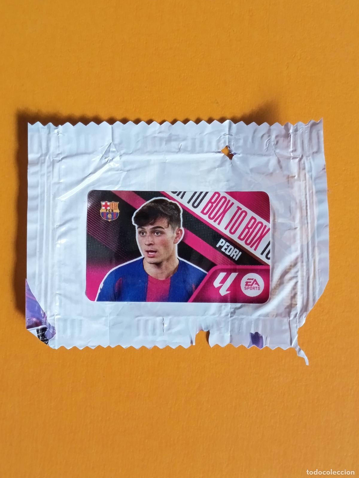 Cromos de f&uacute;tbol: PEDRI. BOX TO BOX. F.C BARCELONA. CHICLE LIGA ESTE 2026-27. PANINI