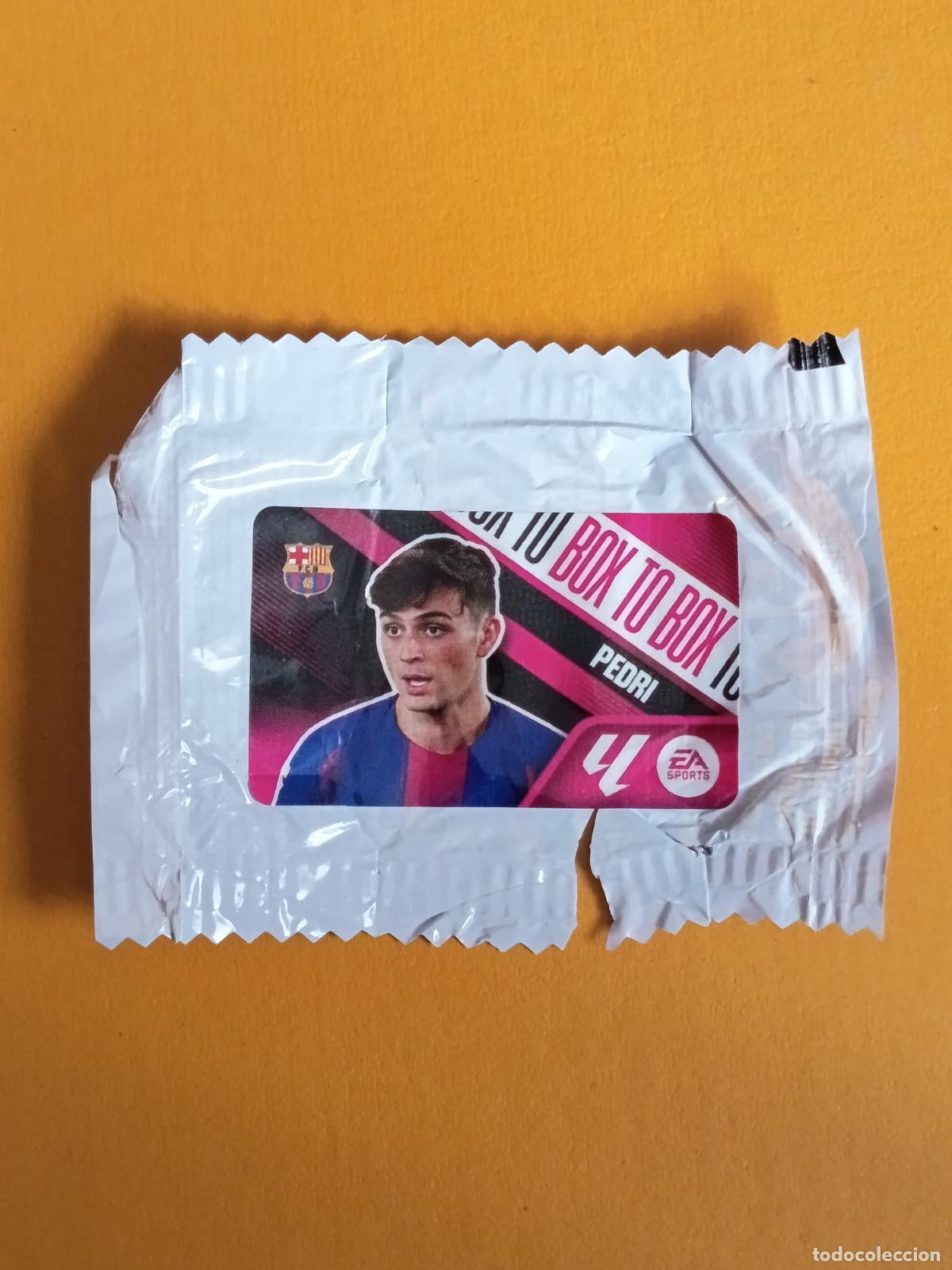 Cromos de f&uacute;tbol: PEDRI. BOX TO BOX. F.C BARCELONA. CHICLE LIGA ESTE 2026-27. PANINI