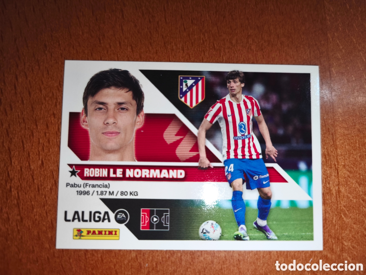 Cromos de f&uacute;tbol: Le Normand n&deg;8A liga este 26/27 Atl&eacute;tico De Madrid