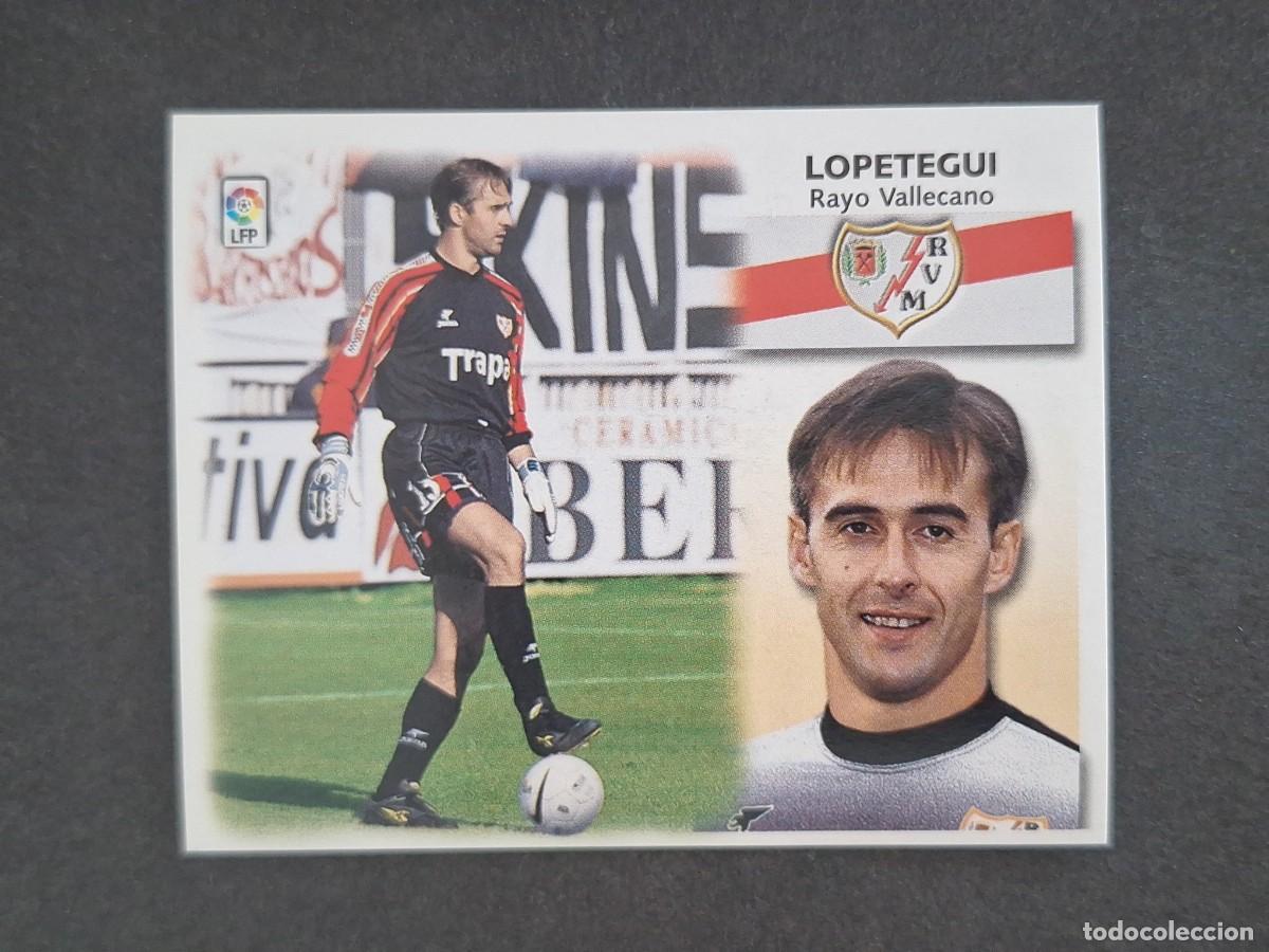 Cromos de f&uacute;tbol: L5 LOPETEGUI RAYO VALLECANO LIGA ESTE 1999 2000 99 00 NUNCA PEGADO SIN PEGAR