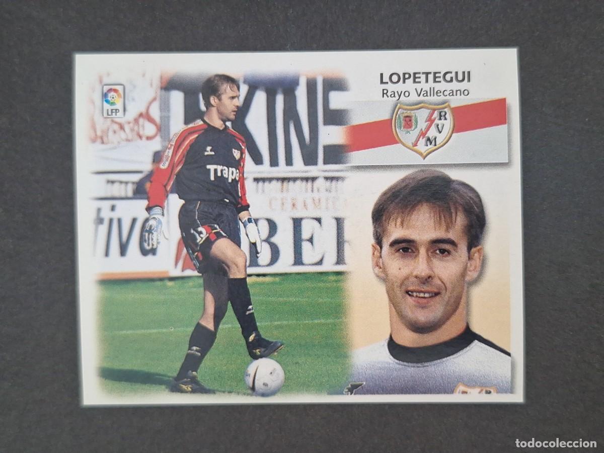 Cromos de f&uacute;tbol: L5 LOPETEGUI RAYO VALLECANO LIGA ESTE 1999 2000 99 00 NUNCA PEGADO SIN PEGAR
