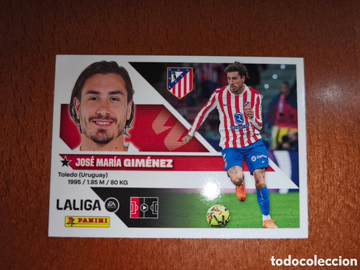 Cromos de f&uacute;tbol: Gim&eacute;nez n&deg;8B liga este 26/27 Atl&eacute;tico De Madrid
