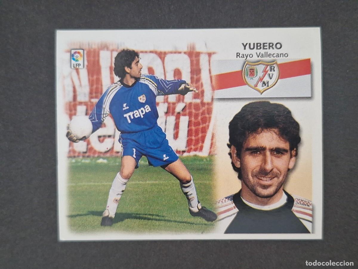 Cromos de f&uacute;tbol: L5 YUBERO RAYO VALLECANO LIGA ESTE 1999 2000 99 00 NUNCA PEGADO SIN PEGAR