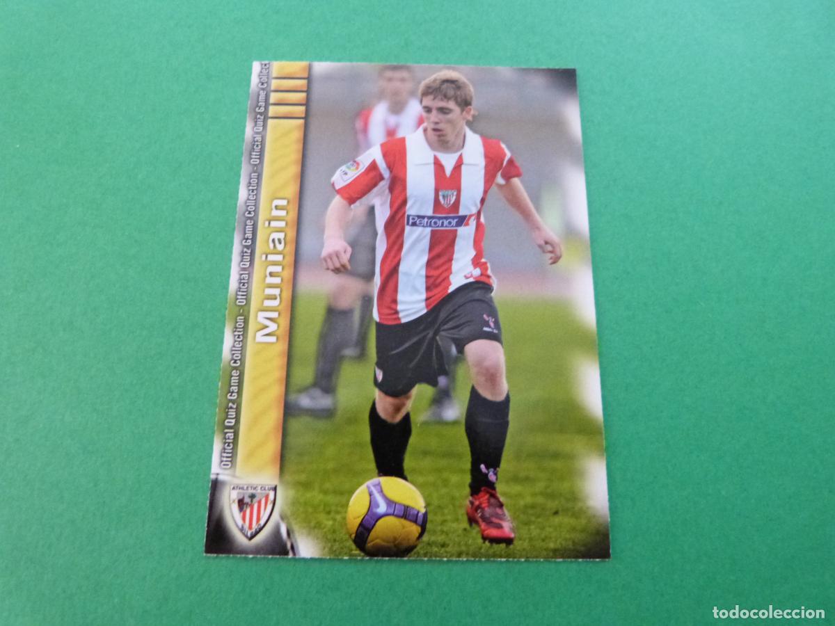 Football Stickers: TRADING CARD FUTBOL MUNIAIN ATH. BILBAO N&ordm; 660 UH FICHAS LIGA MUNDICROMO 2009-2010/09-10