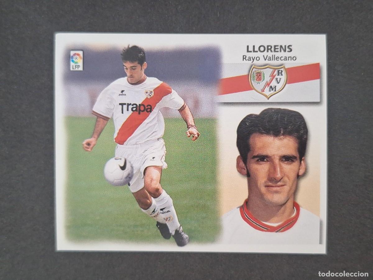Football Stickers: L5 LLORENS RAYO VALLECANO LIGA ESTE 1999 2000 99 00 NUNCA PEGADO SIN PEGAR