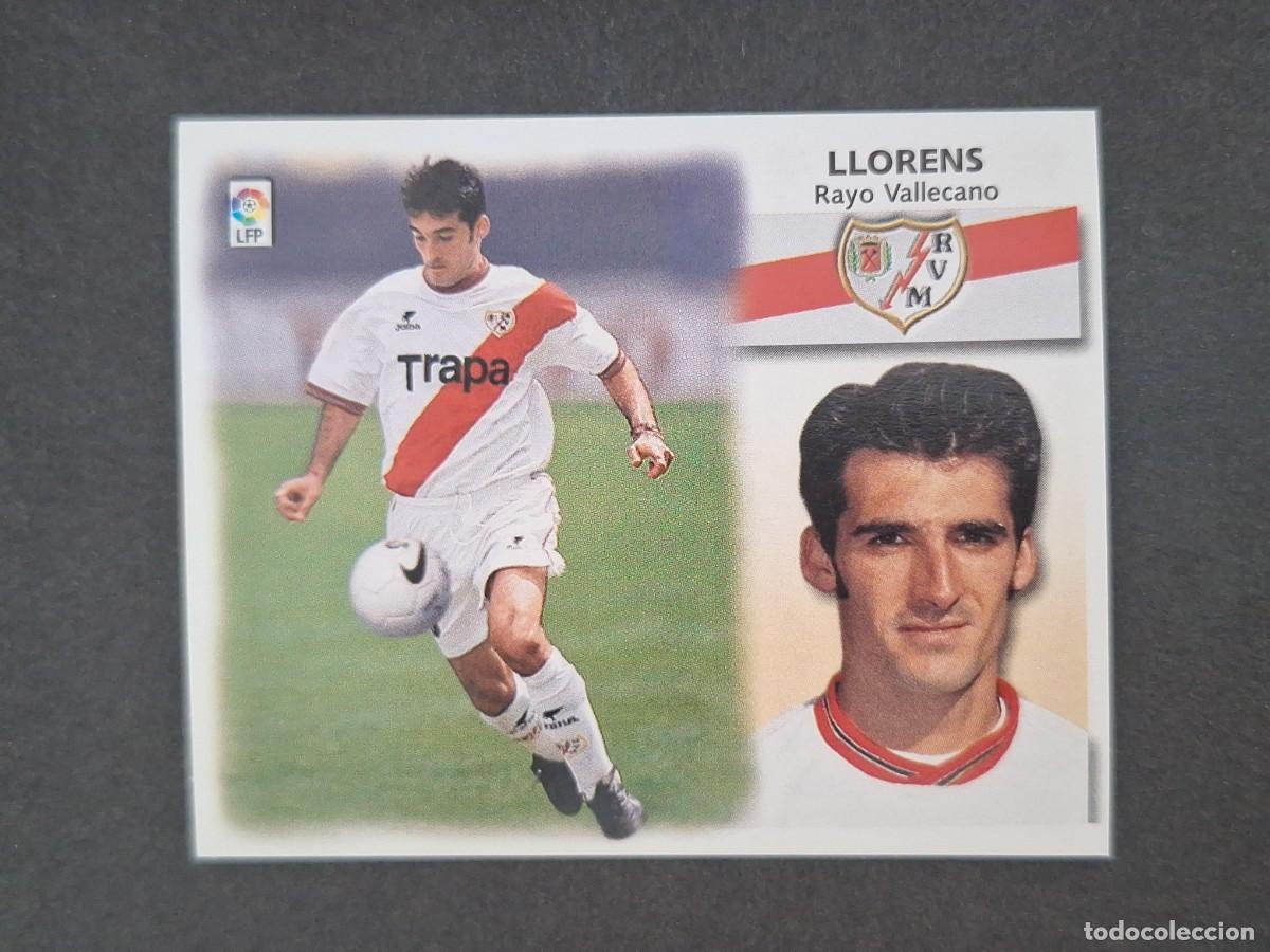 Football Stickers: L5 LLORENS RAYO VALLECANO LIGA ESTE 1999 2000 99 00 NUNCA PEGADO SIN PEGAR