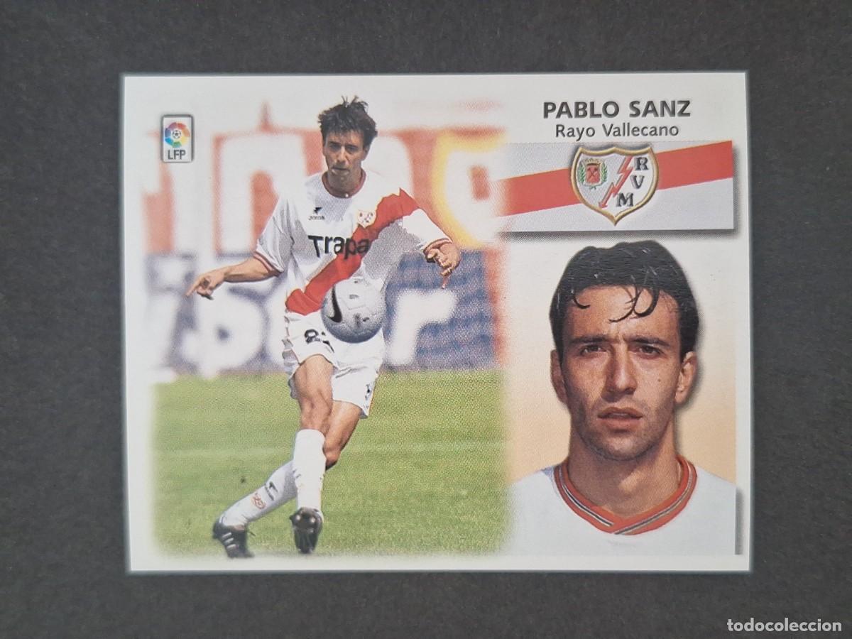 Football Stickers: L5 PABLO SANZ RAYO VALLECANO LIGA ESTE 1999 2000 99 00 NUNCA PEGADO SIN PEGAR