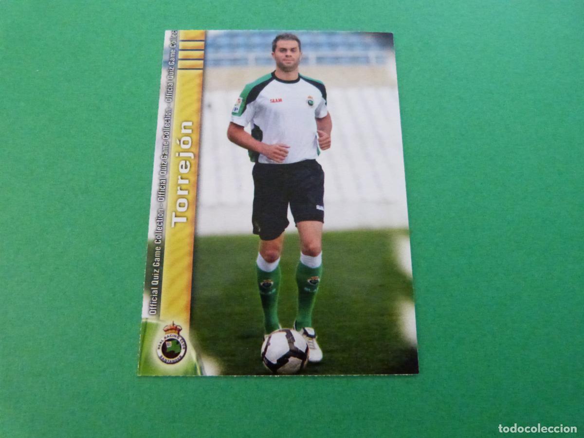 Football Stickers: TRADING CARD FUTBOL TORREJON RACING DE SANTANDER N&ordm; 658 UH FICHAS LIGA MUNDICROMO 2009-2010/09-10