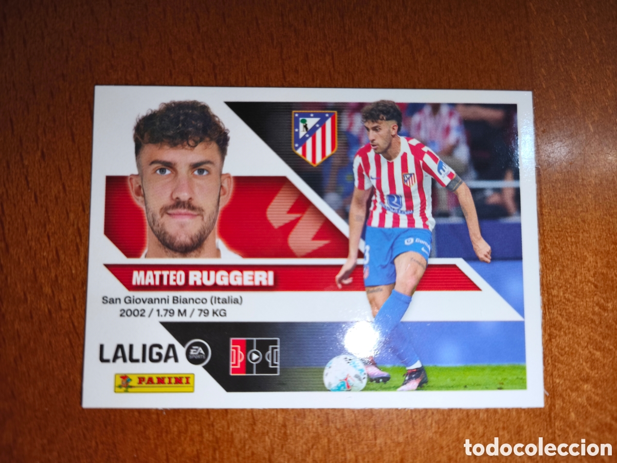 Football Stickers: Ruggeri n&deg;10 liga este 26/27 Atl&eacute;tico De Madrid