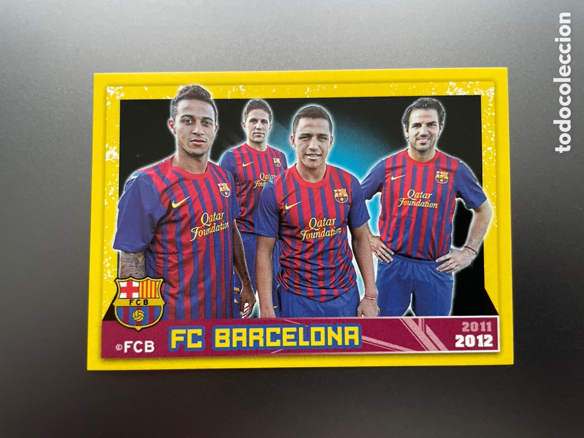 Football Stickers: Thiago Fontas Cesc Alexis 9 Panini FC Barcelona 2011-12 Coleccion Oficial Cromos