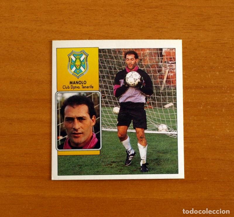 Cromos de Futebol: Tenerife - Manolo - Ediciones Este Liga 1992-1993, 92-93 - Nunca pegado