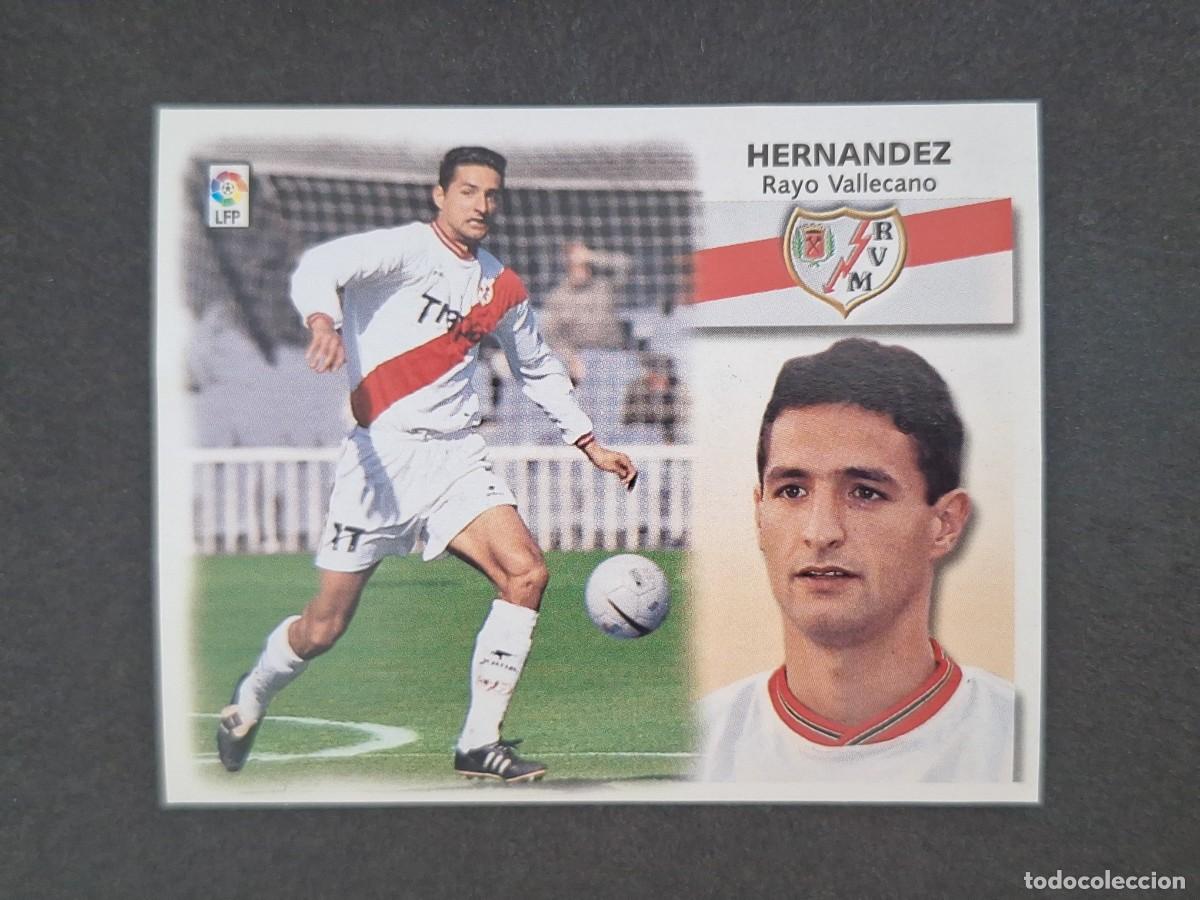 Cromos de f&uacute;tbol: L5 HERNANDEZ RAYO VALLECANO LIGA ESTE 1999 2000 99 00 NUNCA PEGADO SIN PEGAR