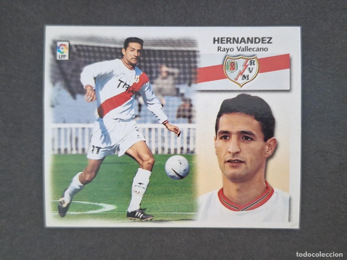 Cromos de Futebol: L5 HERNANDEZ RAYO VALLECANO LIGA ESTE 1999 2000 99 00 NUNCA PEGADO SIN PEGAR