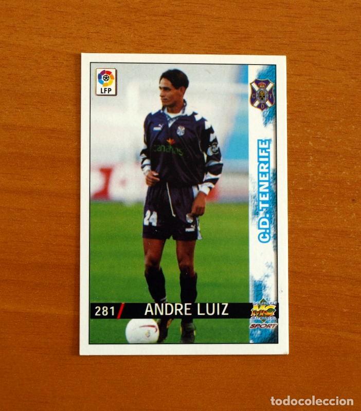 Cromos de Futebol: Tenerife - N&ordm; 281 Andre Luiz - Mundicromo Las Fichas de la Liga 1998-1999-98-99